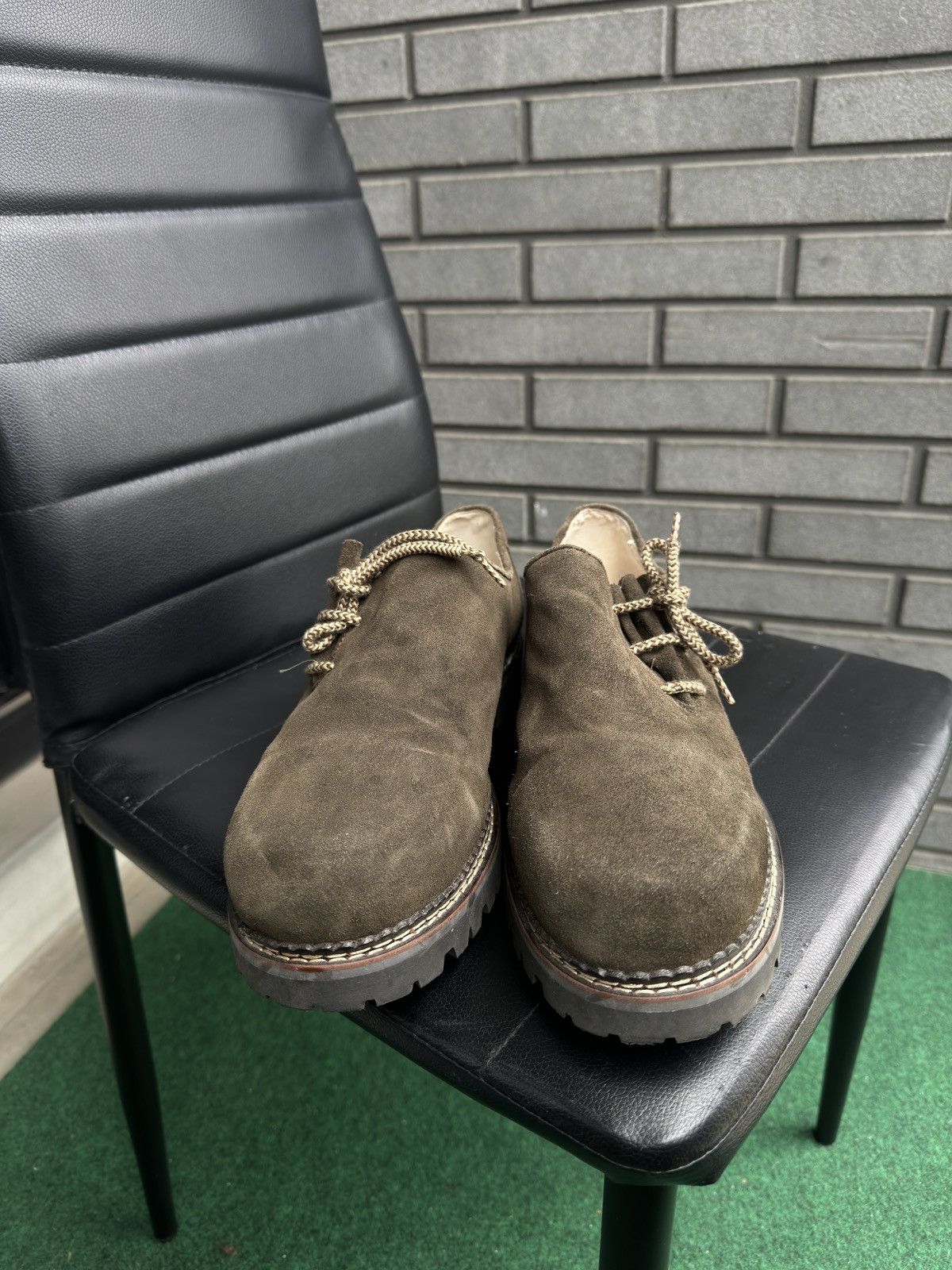 Other Vintage Almsach cynthia suede classic brown leather Size US 11.5 / EU 44-45 - 2 Thumbnail
