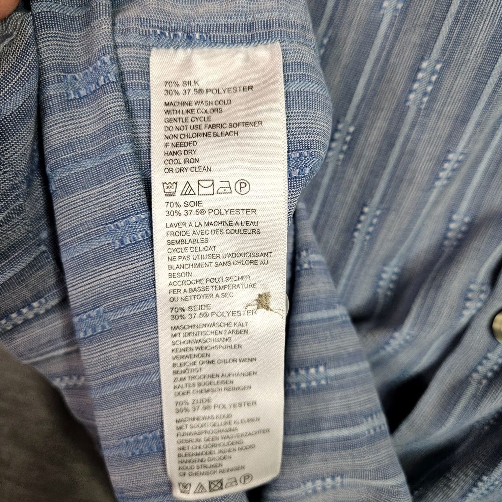 Tommy Bahama Tommy Bahama Button Front Short-sleeve Silk Blend Shirt 2XL Men's Multicolor Solid Shirt End Mens Size US XXL / EU 58 / 5 - 6 Thumbnail