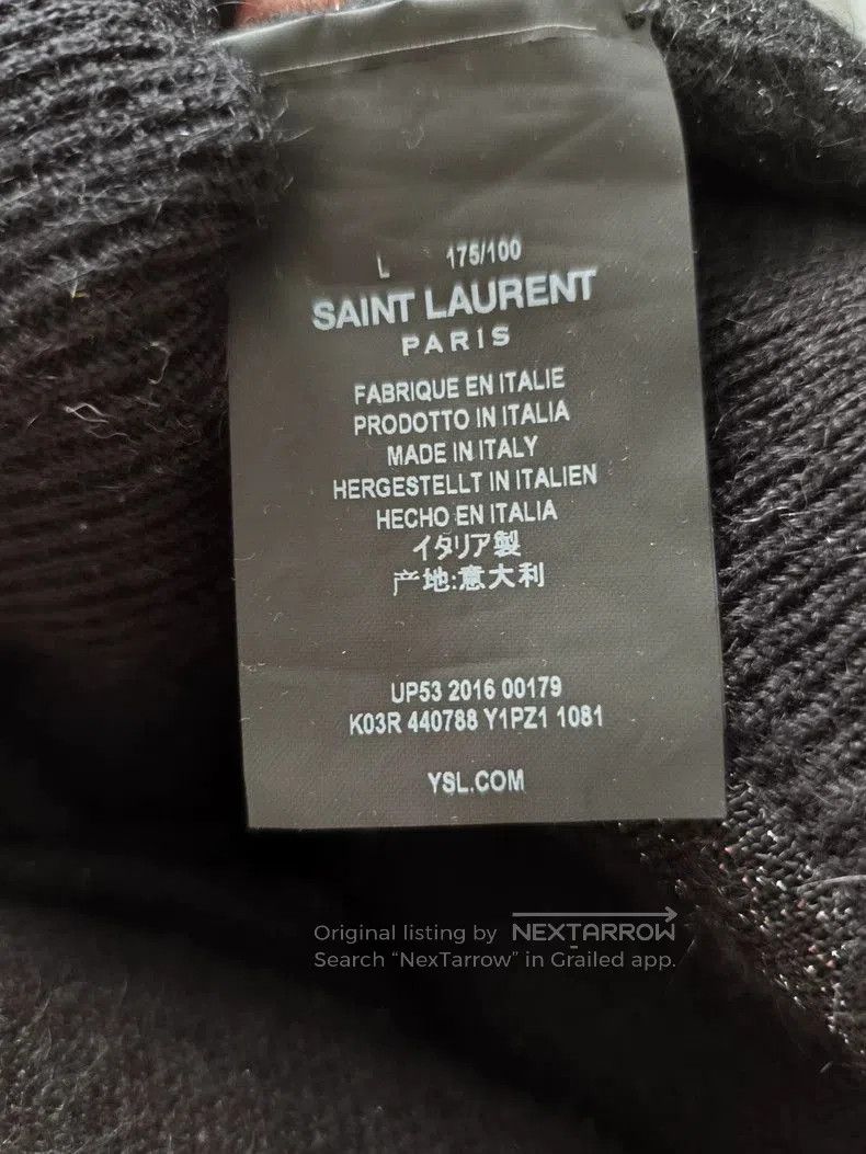 Saint Laurent Paris Saint Laurent Paris Music Note Sweater. Size US L / EU 52-54 / 3 - 3 Thumbnail