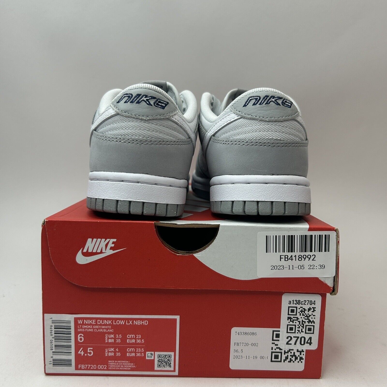 Nike Nike Dunk Low LX WMNS “Light Smoke Grey” 2023 Size US 6 / IT 36 - 4 Thumbnail