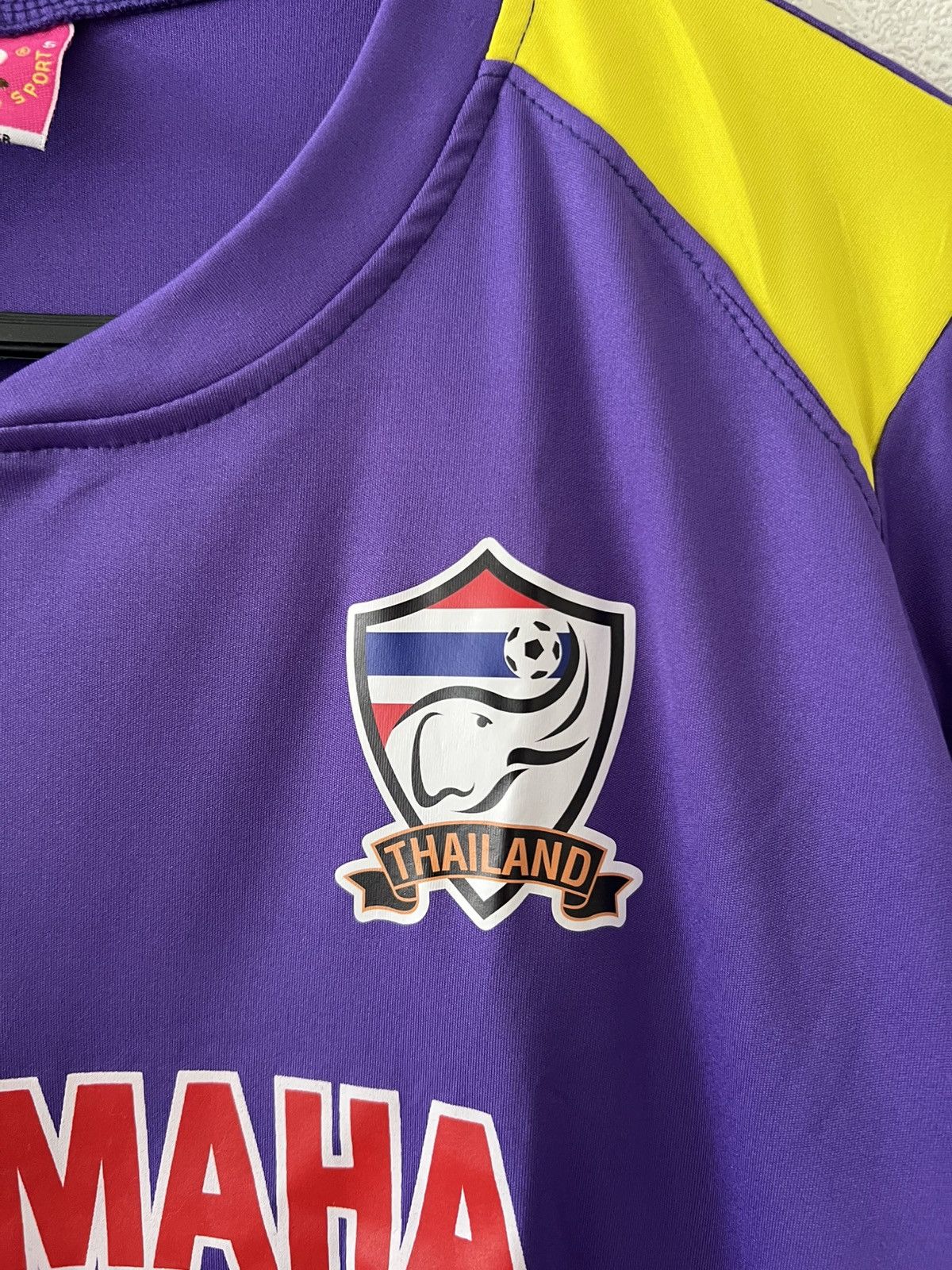 Vintage Thailand National Team Yamaha Home Soccer Jersey Rare Size US S / EU 44-46 / 1 - 5 Thumbnail