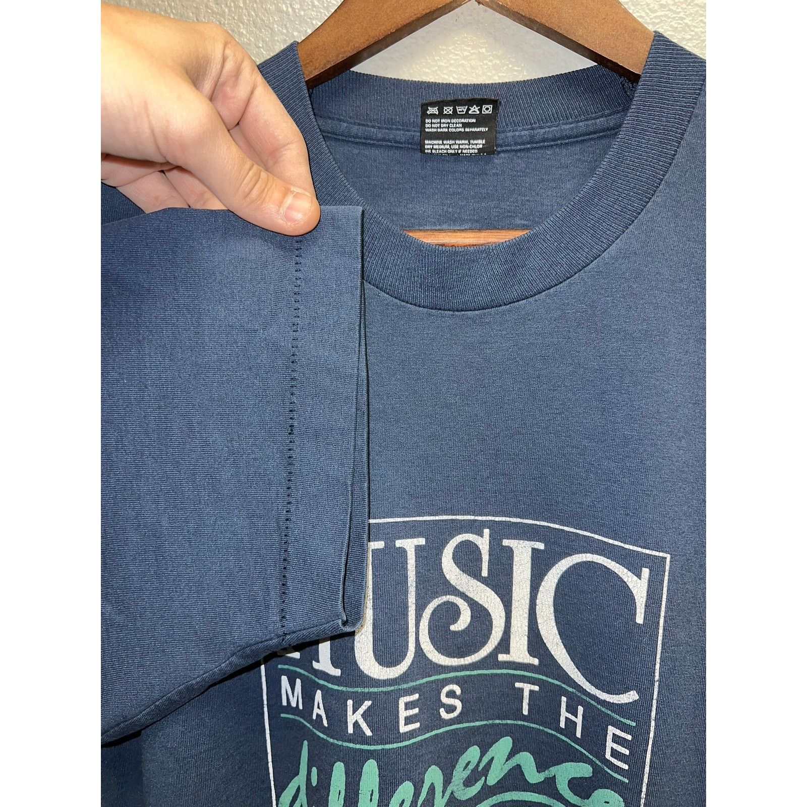 Fruit Of The Loom Vintage Music Education Shirt Music National Coalition 90s L Size US L / EU 52-54 / 3 - 4 Thumbnail