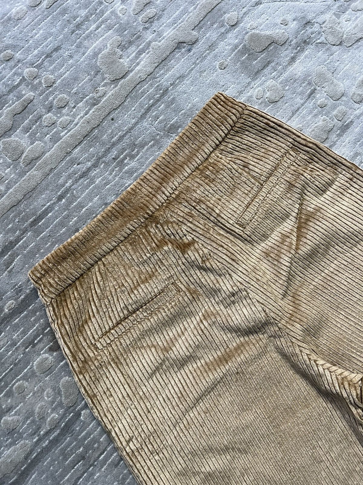 Sezane Sezane velvet beige pants luxury basic striped Portugal Size 24" / US 00 / IT 34 - 9 Thumbnail