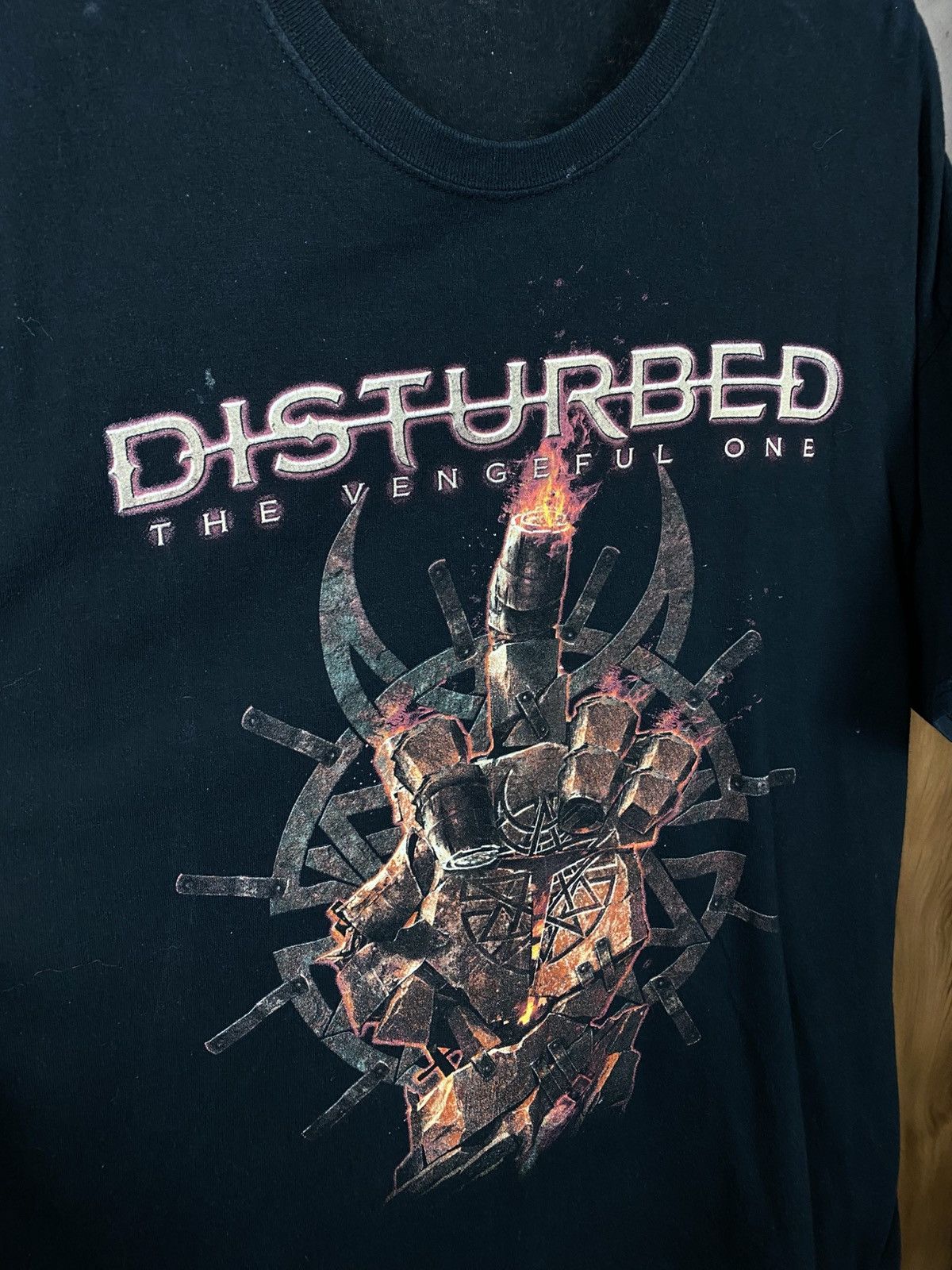 Band Tees 🖕Vintage 2017 T-Shirt Disturbed The Vengeful One Rock Band🖕 Size US XXL / EU 58 / 5 - 3 Thumbnail