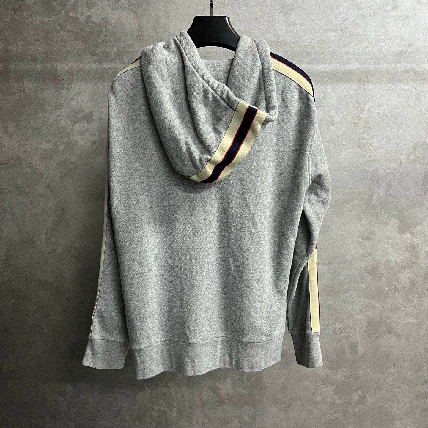 Gucci gucci grey striped hoodie with zipper Size US L / EU 52-54 / 3 - 5 Thumbnail