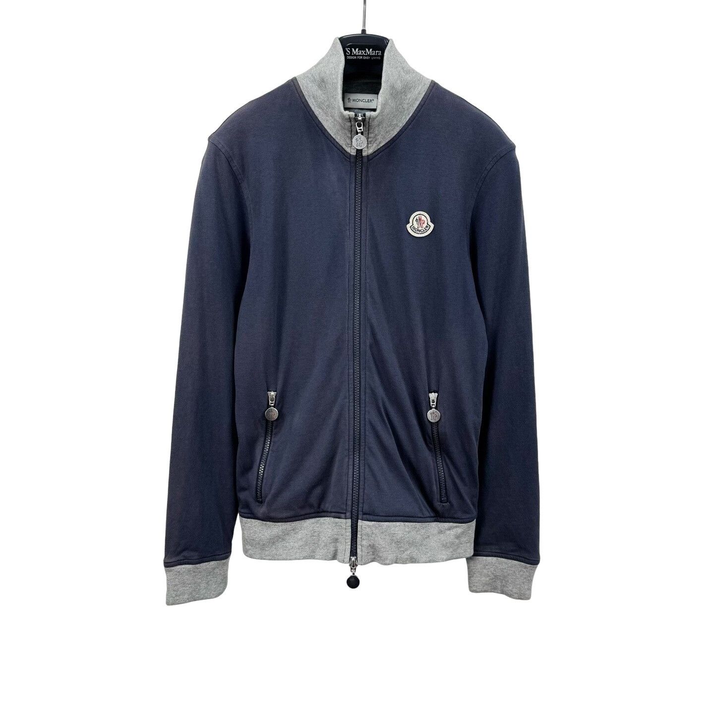 Moncler Moncler Embroidered Logo Zip-Up Jacket S Size US S / EU 44-46 / 1 - 1 Thumbnail