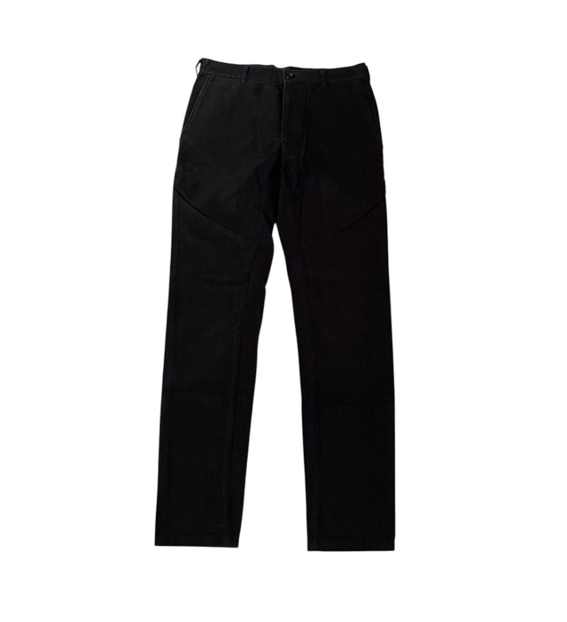 Comme des Garcons Cdg homme homme AD2001 classic slim straight black trousers Size US 30 / EU 46 - 1 Thumbnail
