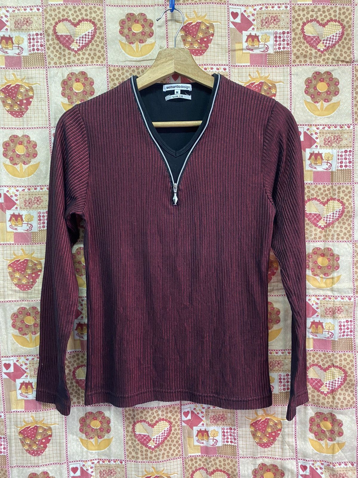 Japanese Brand × semanticdesign Japanese Semantic Design Long Sleeve Slim Fit Size US M / EU 48-50 / 2 - 1 Thumbnail