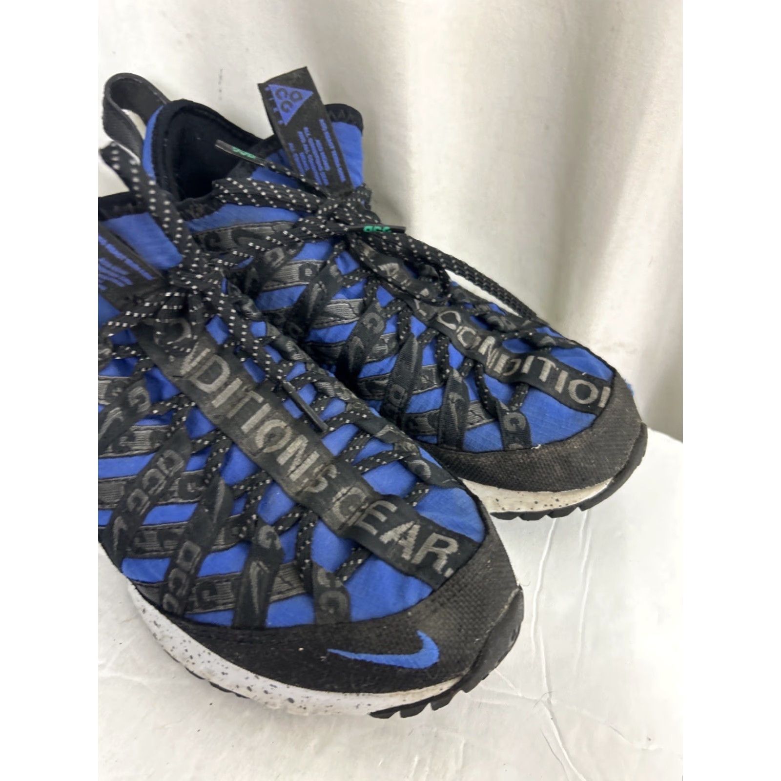 Nike Nike ACG React Terra Gobe Shoe Low Top Men US 5.5 Royal Blue Green BV6344-400 2018 2019 Trail Runner Nike Size US 5 / EU 37 - 2 Thumbnail