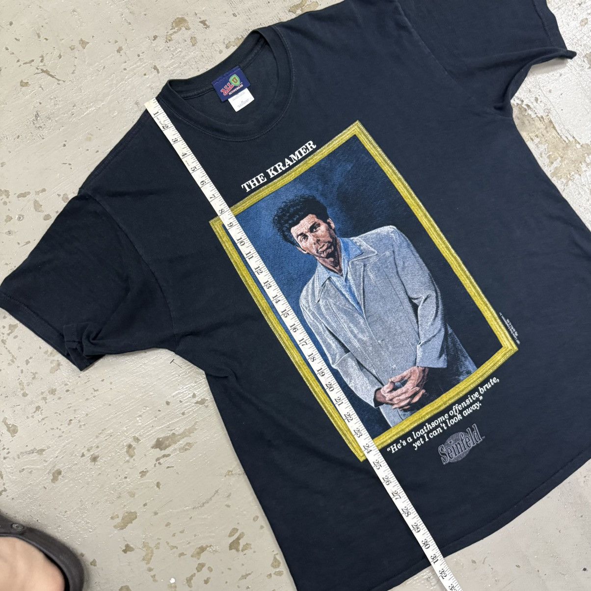 4GSELLER Vintage Seinfeld The Kramer Thrashed TV Show Promo T-Shirt Size US XL / EU 56 / 4 - 6 Thumbnail