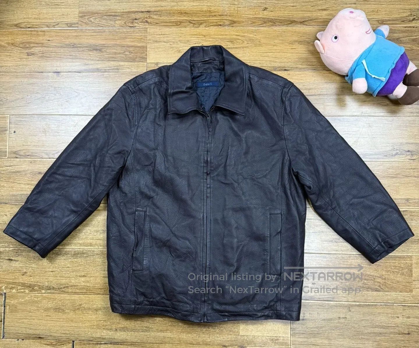 Ermenegildo Zegna Zegna Men's Leather Jacket Business Casual. Size US L / EU 52-54 / 3 - 1 Thumbnail