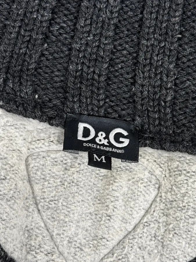 Dolce & Gabbana 2000s Dolce & Gabbana Grey Wool Zip-Up Sweater Size US M / EU 48-50 / 2 - 11 Thumbnail
