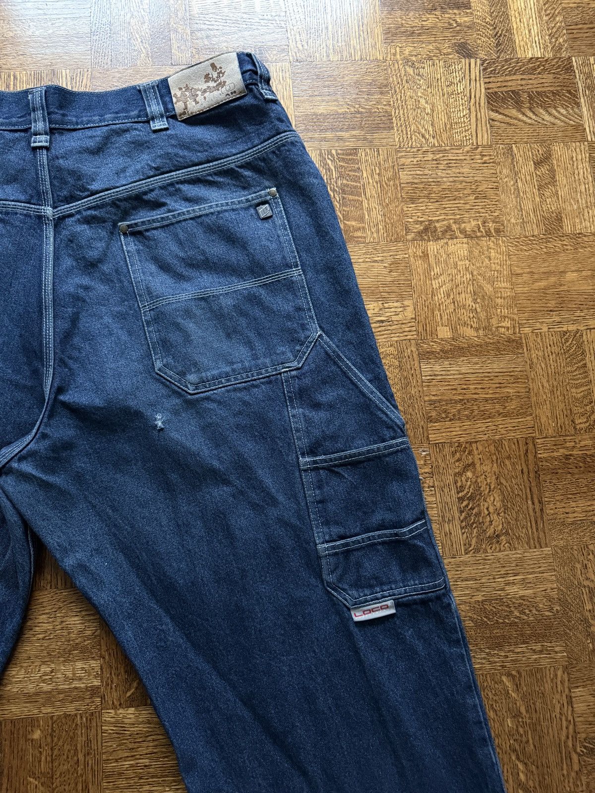 Vintage Vintage Y2K Loco Baggy Carpenter Denim Jeans Size US 44 / EU 60 - 4 Thumbnail