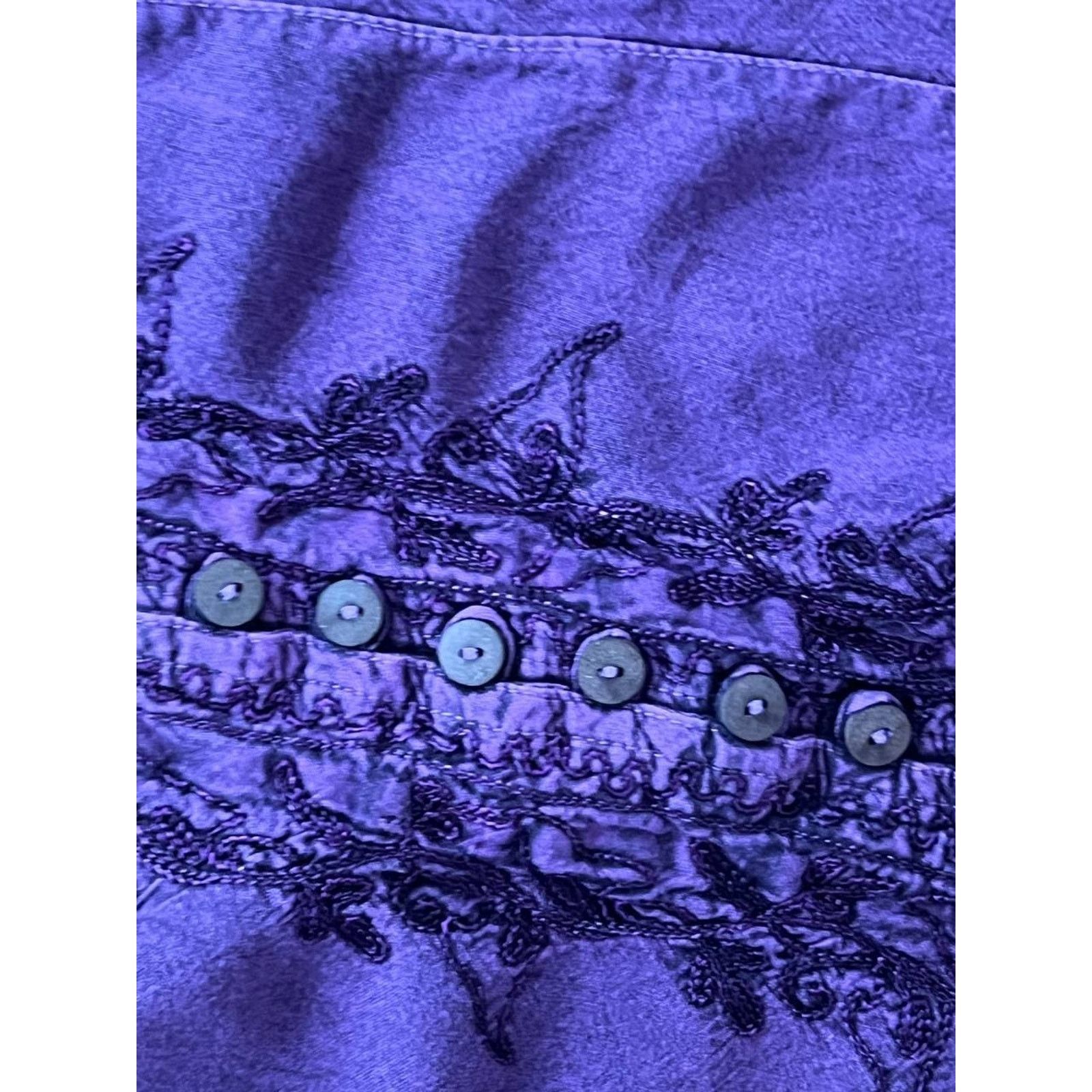 & Other Stories MANDALA Embroidered Button Through Midi Dress 1X A001864 Size XL / US 12-14 / IT 48-50 - 4 Thumbnail