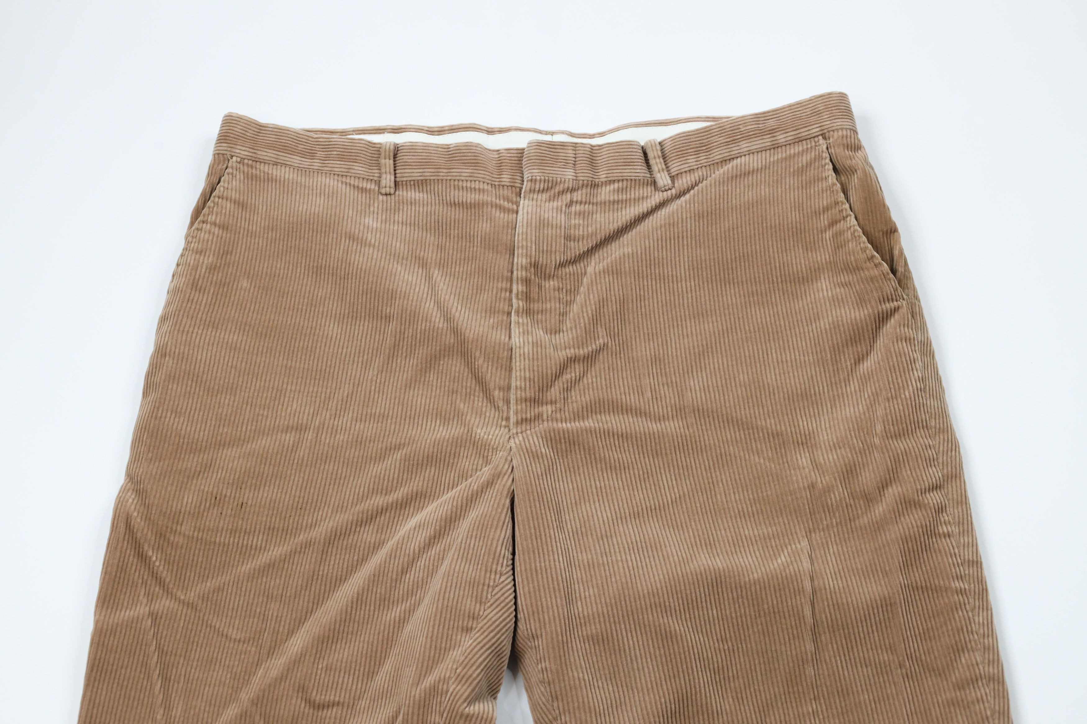 Vintage Vintage 90s Streetwear Relaxed Wide Leg Corduroy Chino Pants Size US 38 / EU 54 - 2 Thumbnail