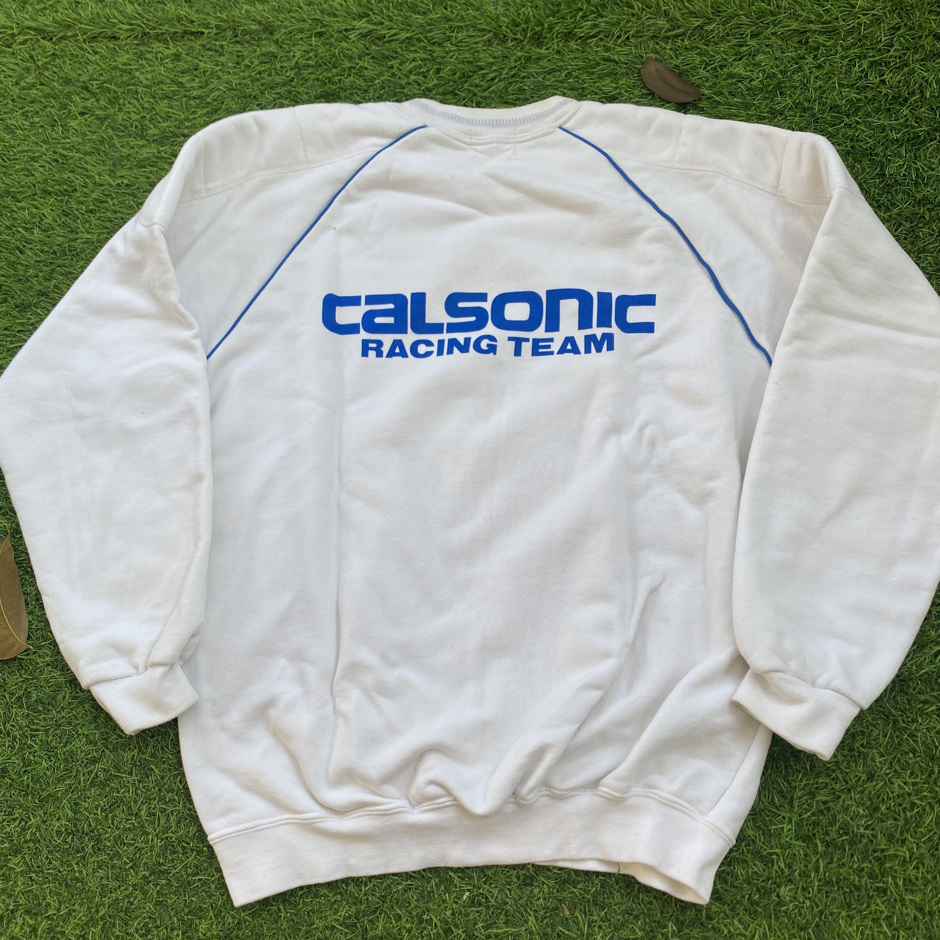 Gear for Sports VIntage Calsonic Racing Team Sweatshirt Shoulders Protection Size US L / EU 52-54 / 3 - 6 Thumbnail