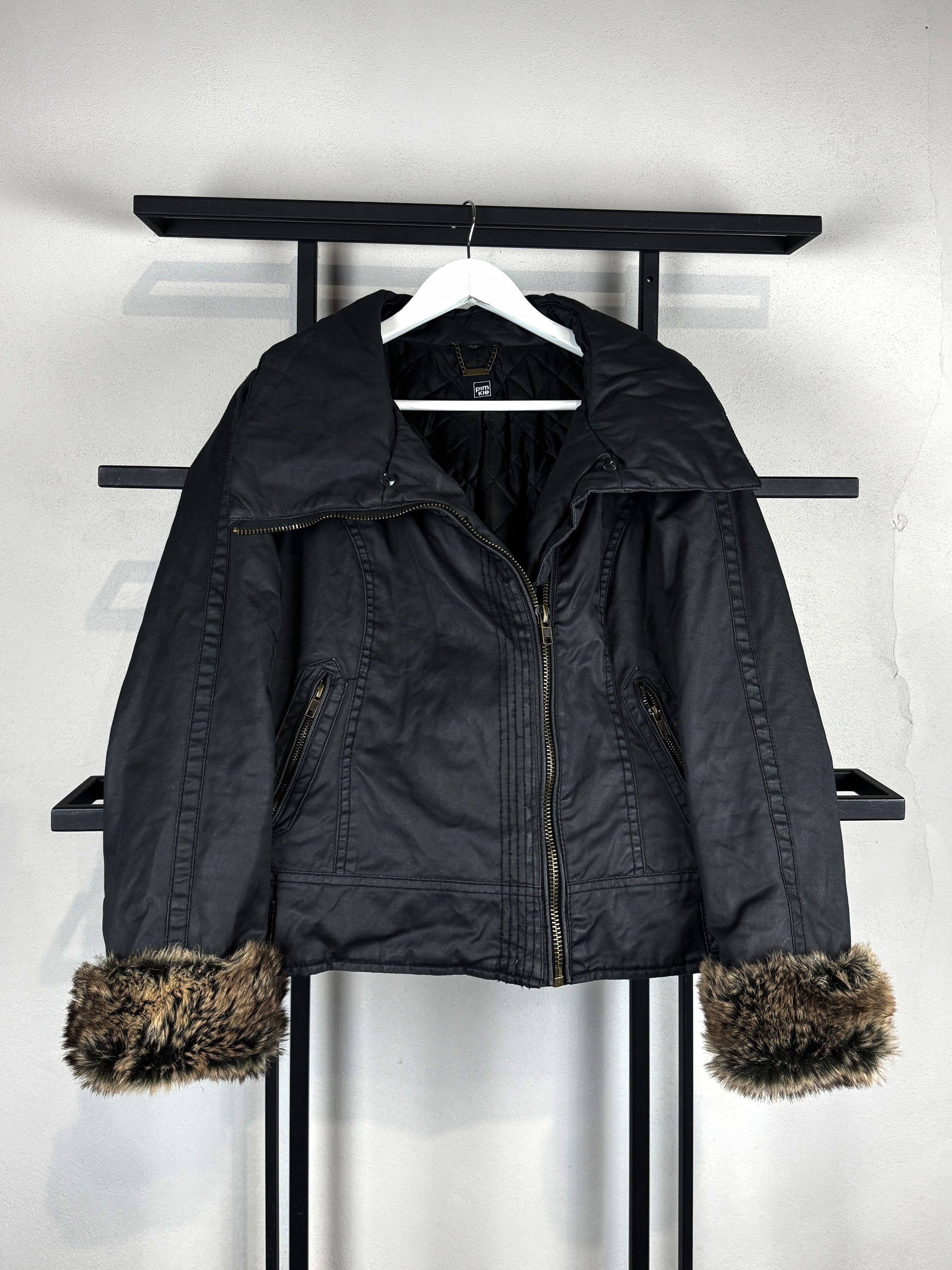 Yohji Yamamoto Streetwear Japanese Hysteric Style Denim Fur Jacket Y2K Size US S / EU 44-46 / 1 - 4 Thumbnail