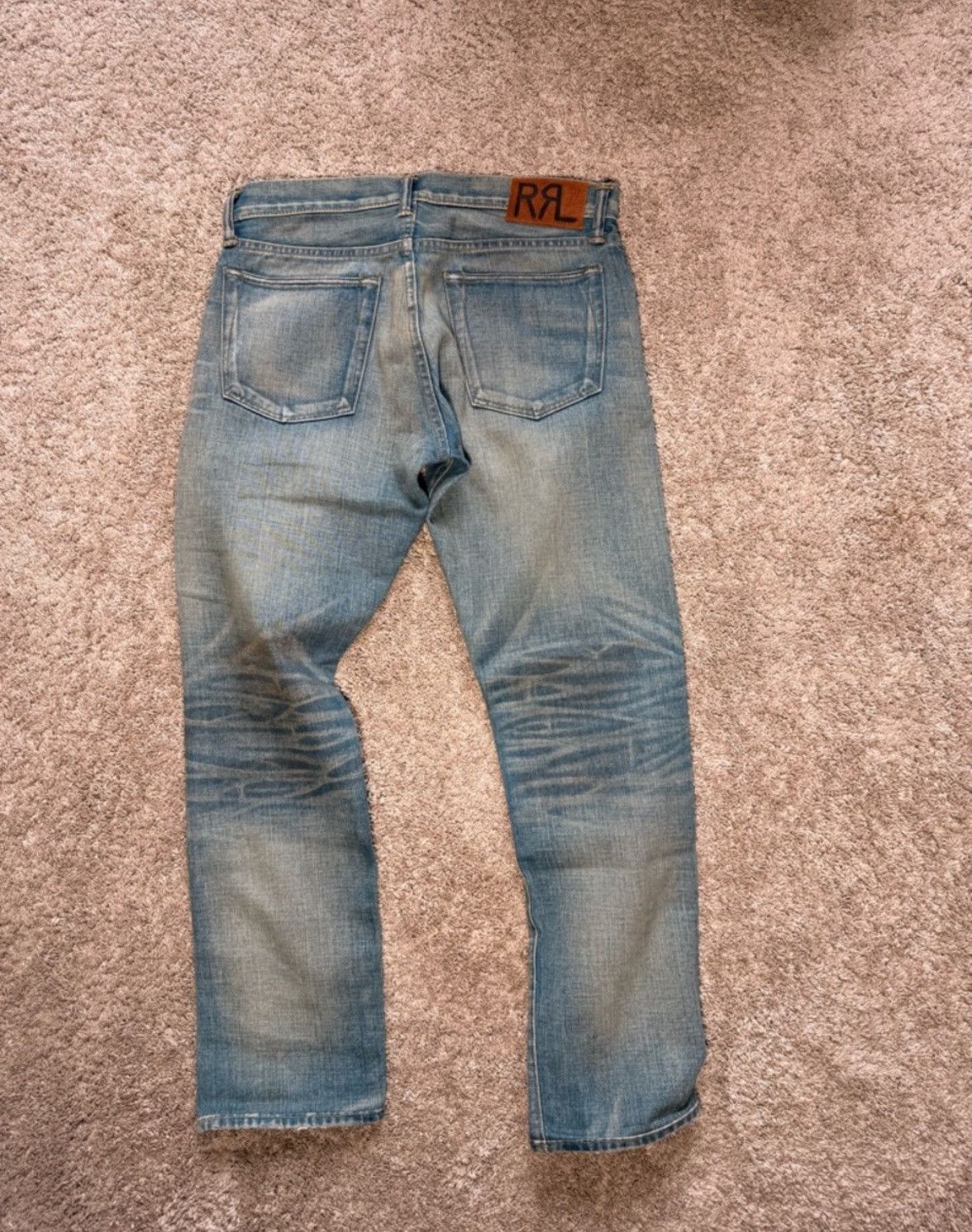 RRL Ralph Lauren RRL japanese selvedge distressed denim Size US 32 / EU 48 - 4 Thumbnail