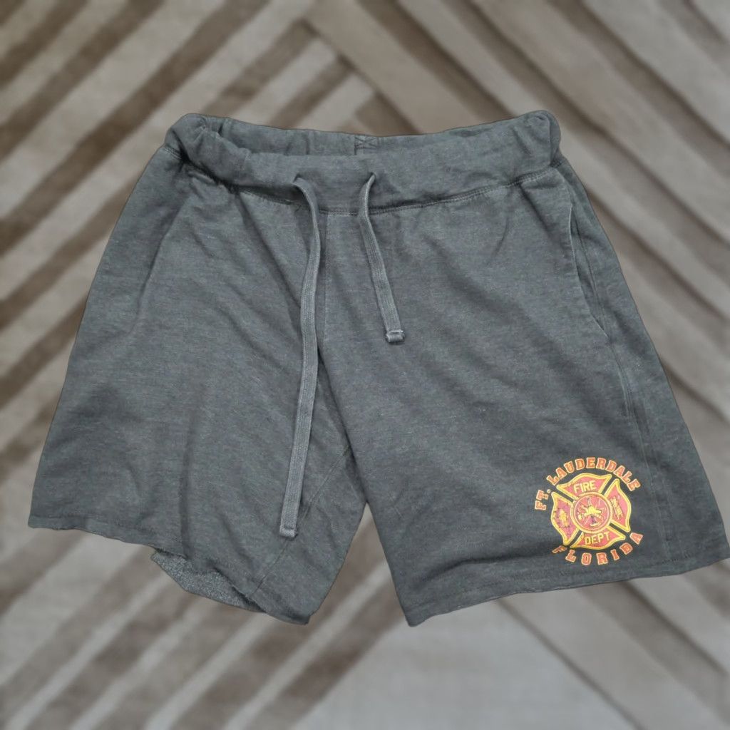 Vintage Fire Department Sweat Short Mens Small Grey Florida Ft Lauderdale Shirt Size US 30 / EU 46 - 1 Thumbnail