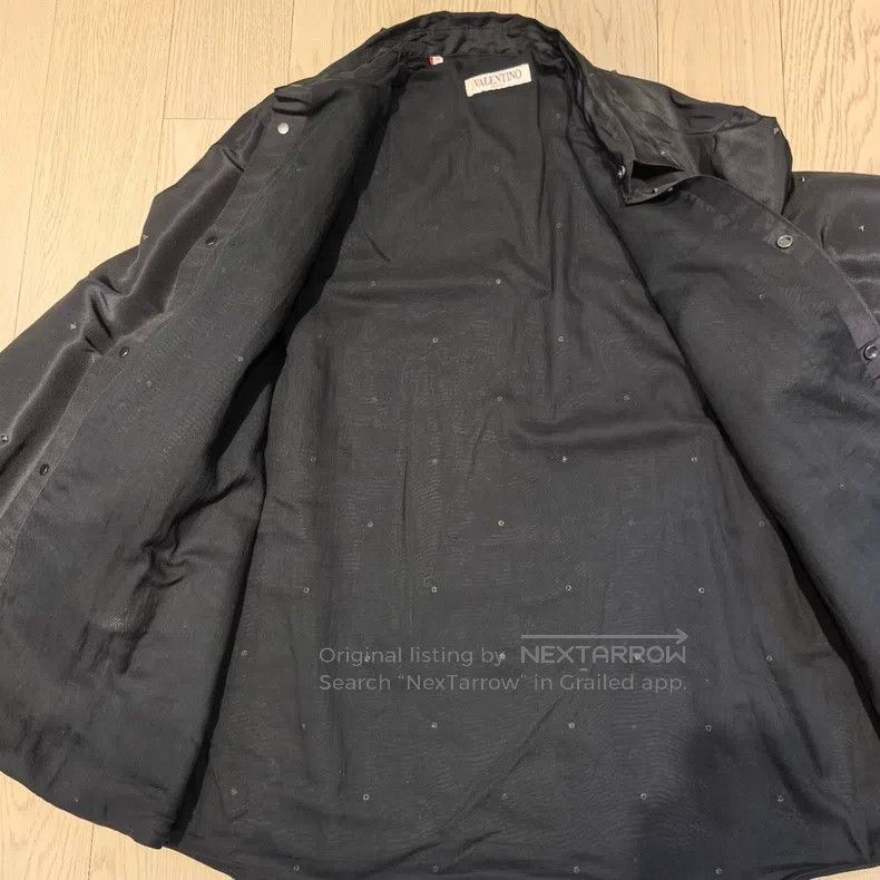 Valentino Valentino Men's black studded jacket Size US L / EU 52-54 / 3 - 3 Thumbnail