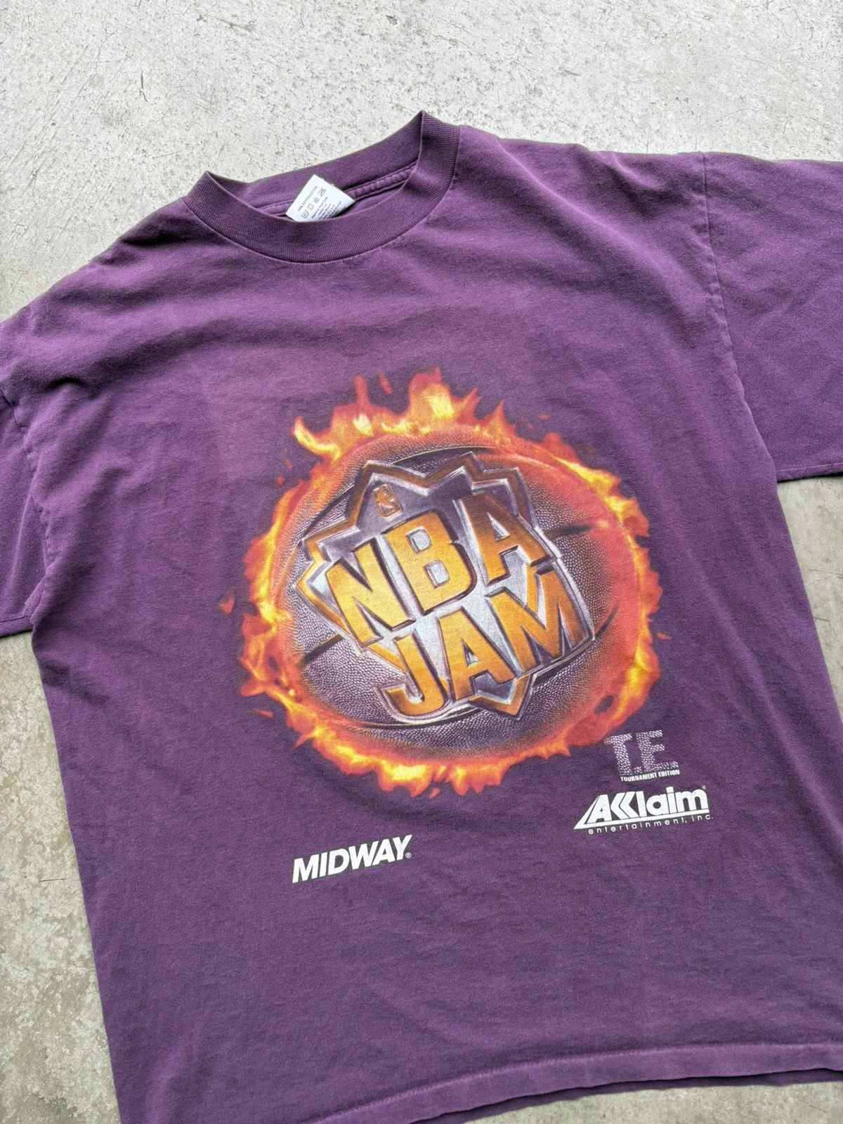 NBA × Vintage 90s NBA JAM Nintendo Game Promo Grail 23X28.5 Size US L / EU 52-54 / 3 - 1 Thumbnail