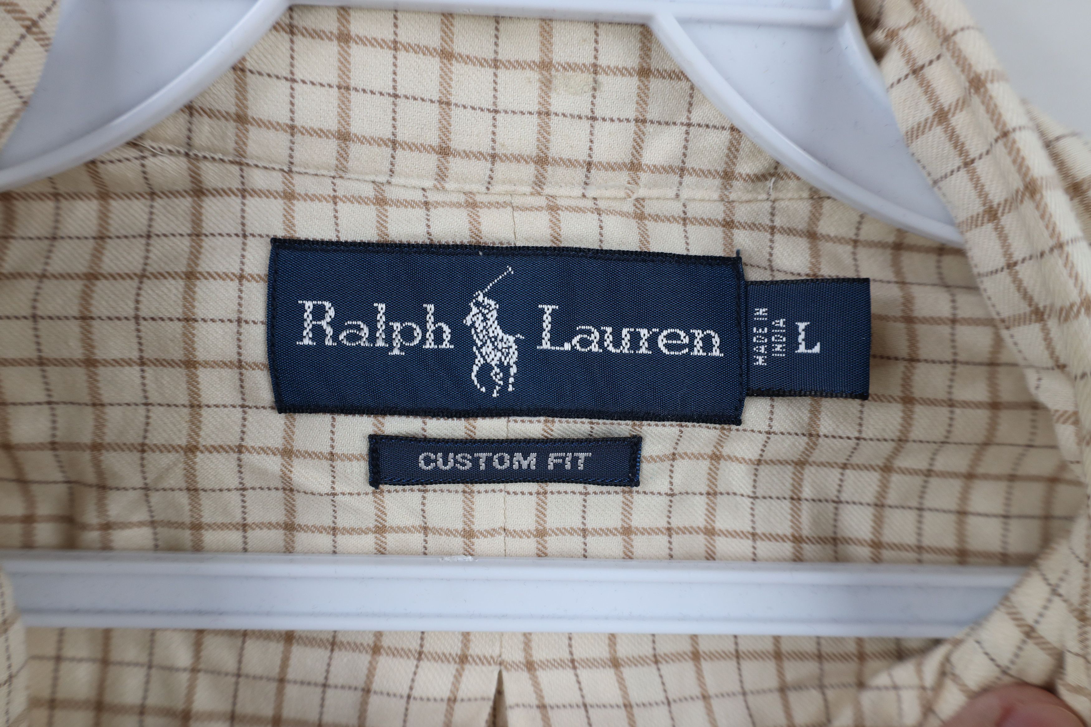 Polo Ralph Lauren Vintage 90s Ralph Lauren Collared Button Down Shirt Plaid Size US L / EU 52-54 / 3 - 7 Thumbnail