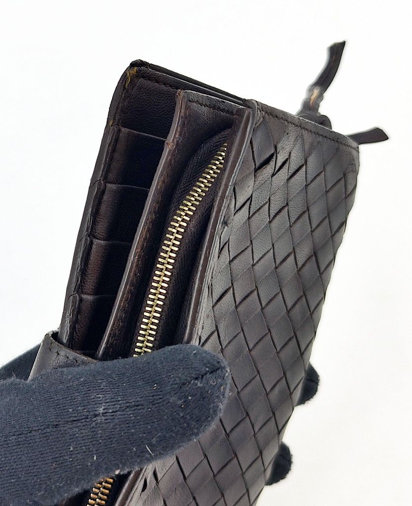 Bottega Veneta BOTTEGA VENETA button intrecciato bi-fold wallet A200 Size ONE SIZE - 15 Thumbnail