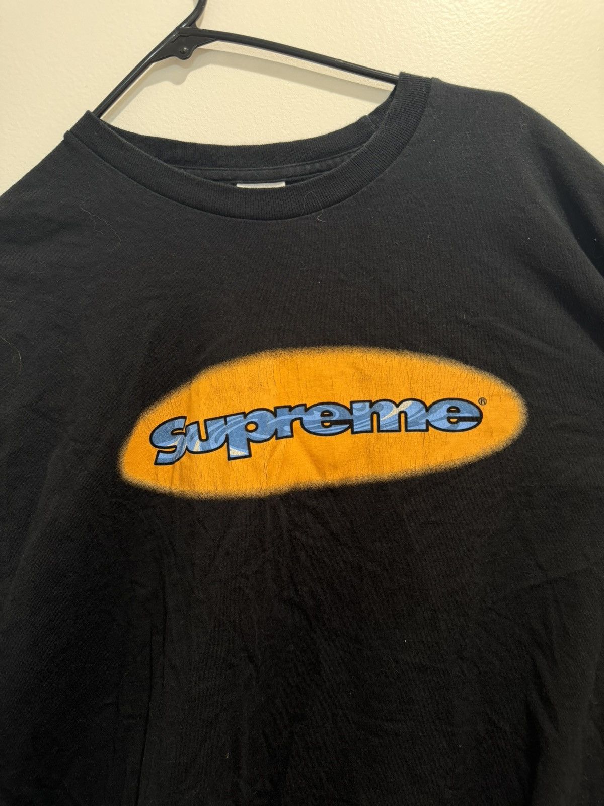 Supreme Supreme Ripple LS Tee Black Size US XL / EU 56 / 4 - 2 Thumbnail