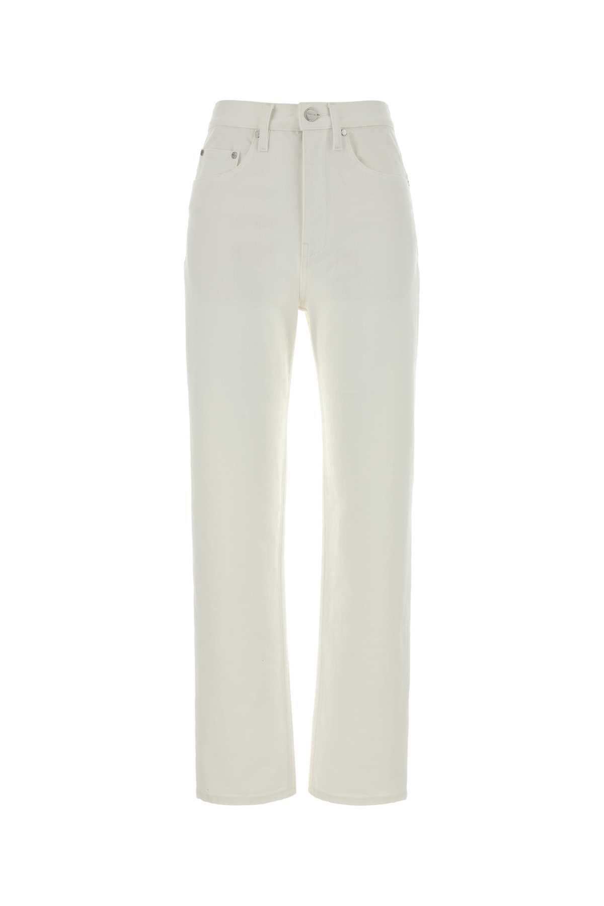 Jil Sander White Denim Jeans Size 27" / US 4 / IT 40 - 1 Thumbnail