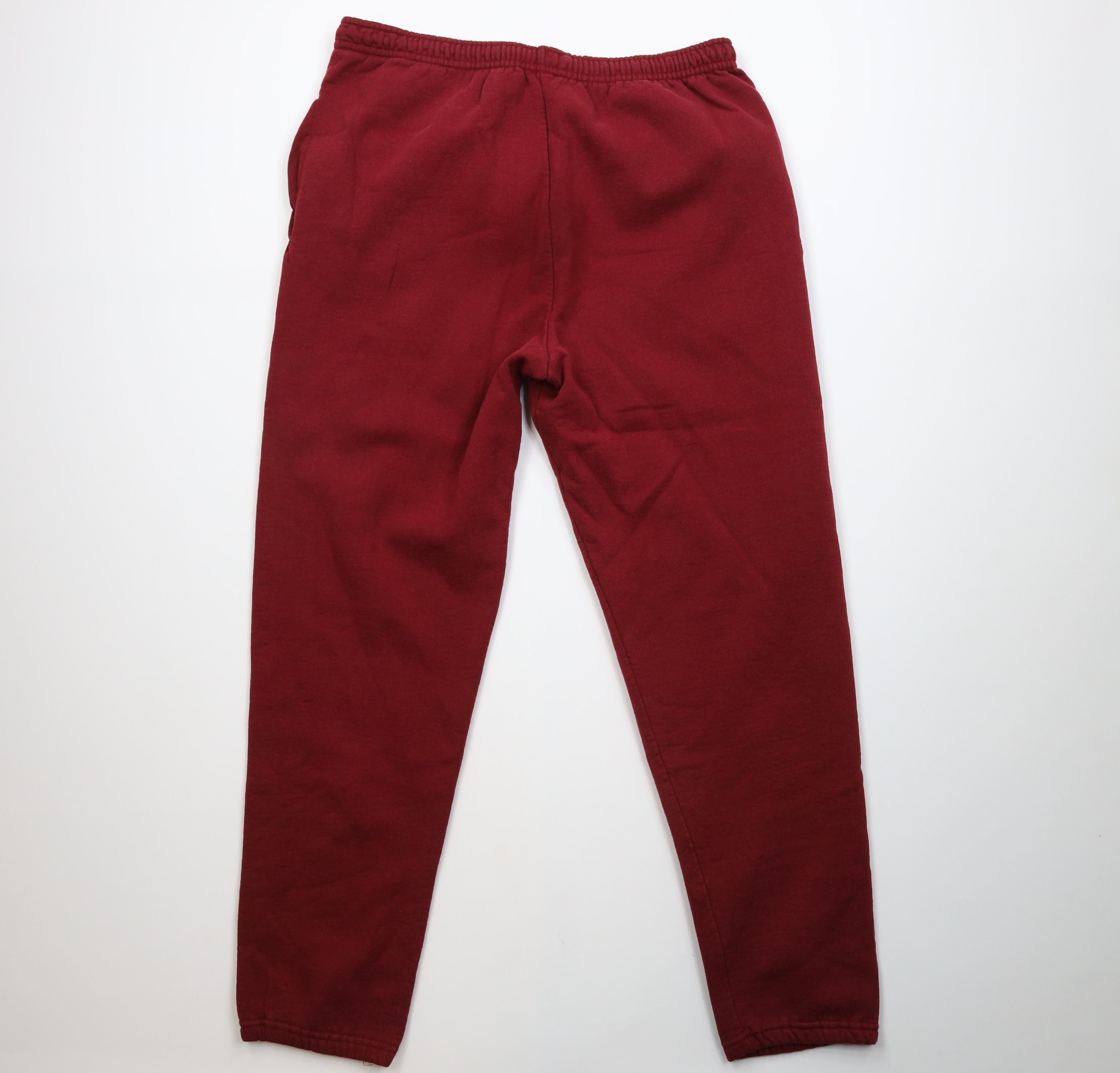 Vintage Vintage Y2K Streetwear Blank Sweatpants Pants Red Size US 38 / EU 54 - 10 Thumbnail