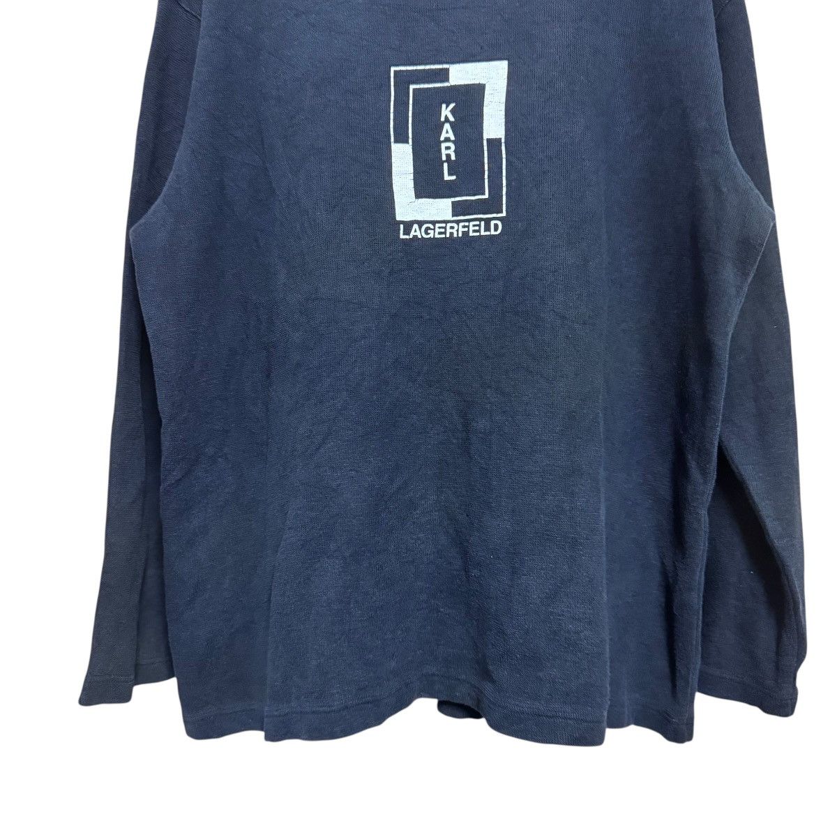 Karl Lagerfeld Karl Lagerfeld Box Logo Longsleeve Size US L / EU 52-54 / 3 - 4 Thumbnail