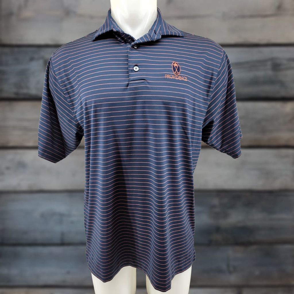 Footjoy FootJoy FJ Golf Perform Polo Shirt 3 Button Navy Striped Men’s Med Providence Size US M / EU 48-50 / 2 - 1 Thumbnail