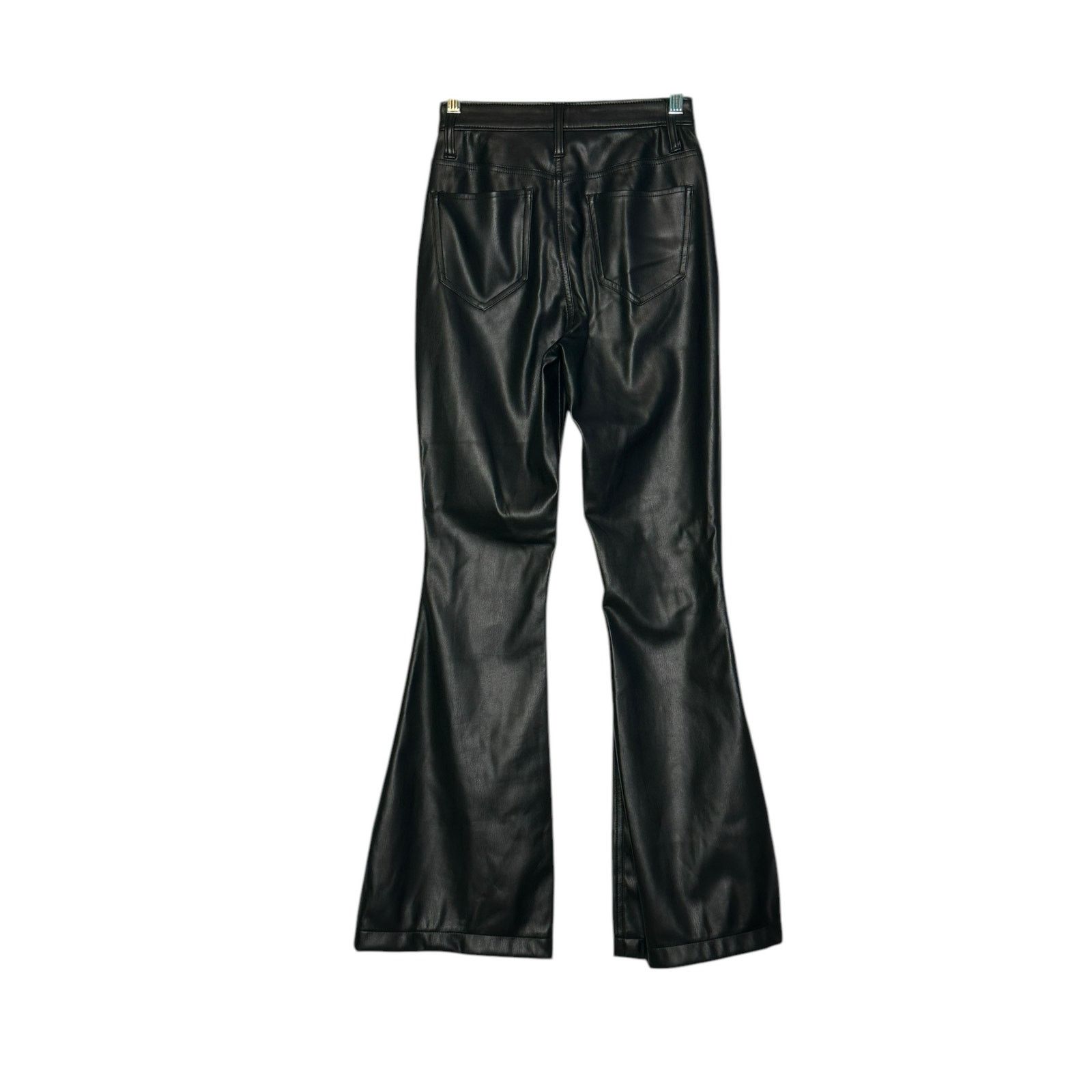 Hollister Hollister black faux leather high rise flare pants size 0 Size 25" / US 0 / IT 36 - 11 Thumbnail