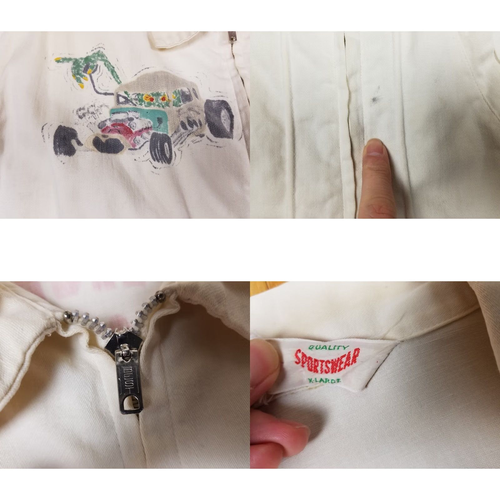 Vintage VINTAGE GIOVANNONI RACING CAMS DAYTONA BEACH HOT ROD ROCKABILLY JACKET Red XL Men's 50' Size US XL / EU 56 / 4 - 8 Thumbnail