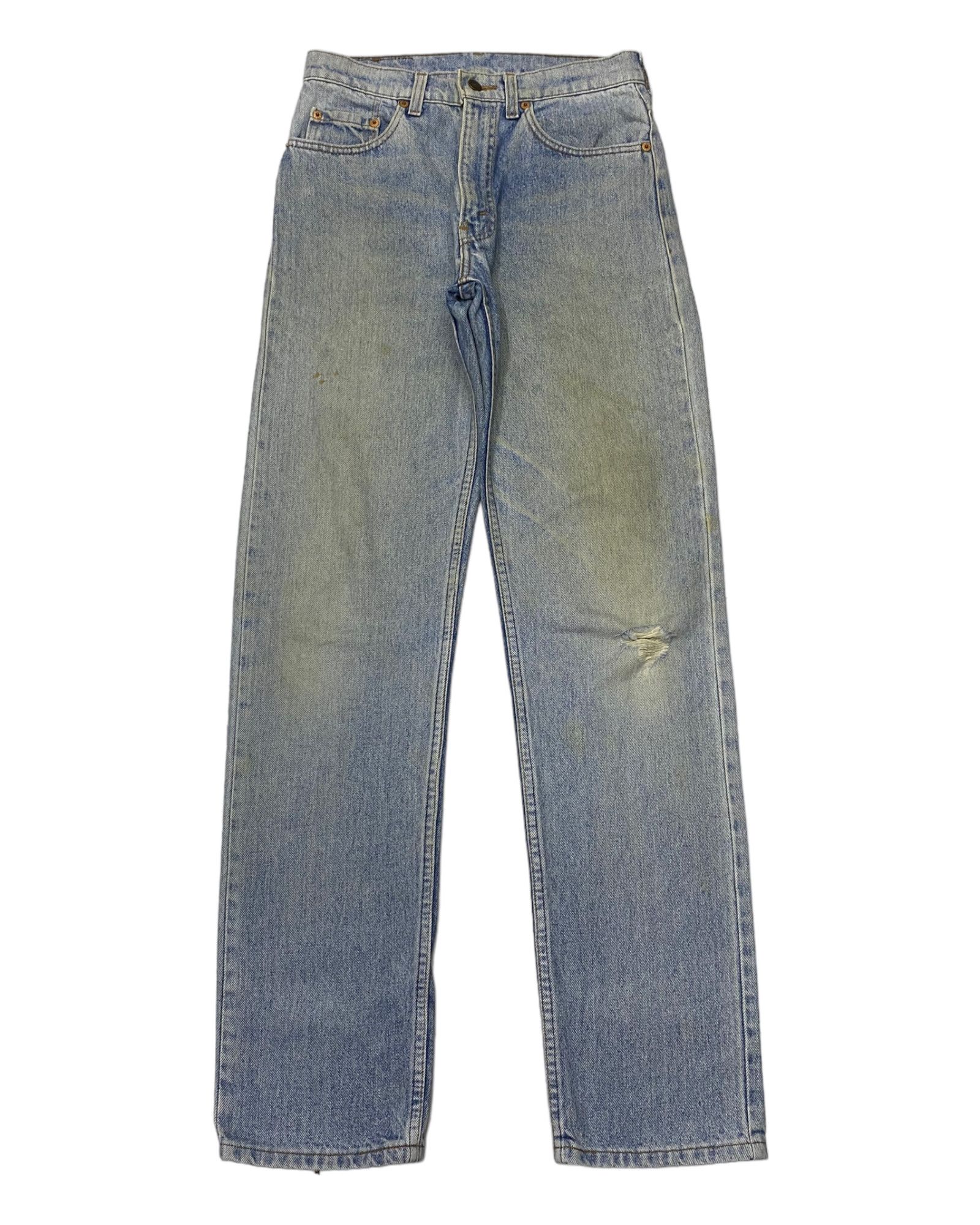 Vintage Levis 510 Made In Usa Distressed Denim Jeans