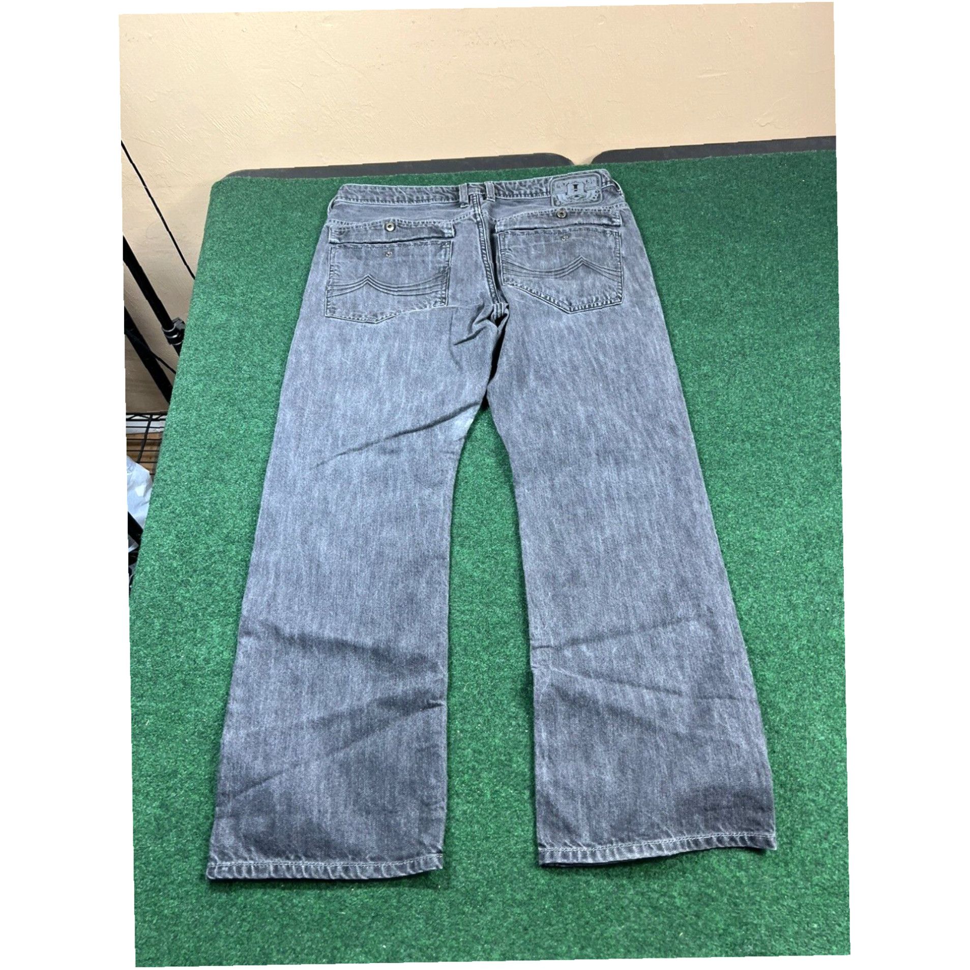 Vintage i Buffalo Daran Men's Slim Straight Denim Black Jeans Size 34 X 28 Size US 34 / EU 50 - 1 Thumbnail