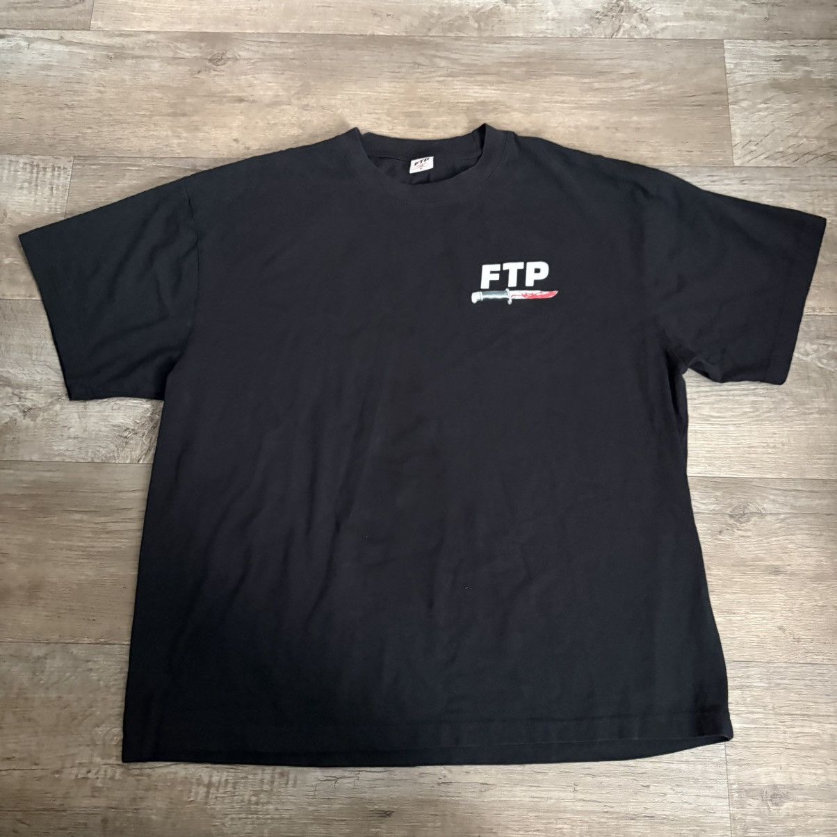 Fuck The Population Ftp Ghostface Logo Tee Size US XL / EU 56 / 4 - 1 Thumbnail