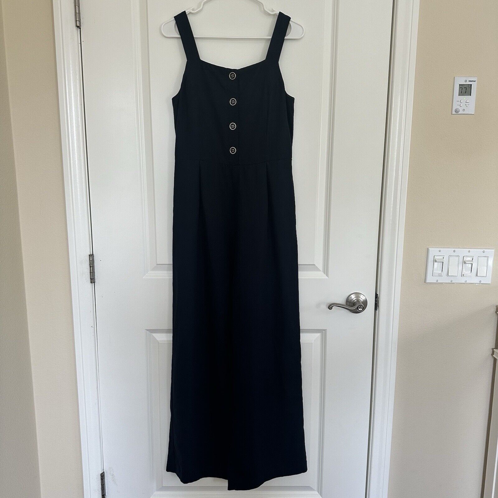 J.McLaughlin J. McLaughlin Wide Leg Navy Jumpsuit Sleeveless Size 4 Size 27" / US 4 / IT 40 - 1 Thumbnail