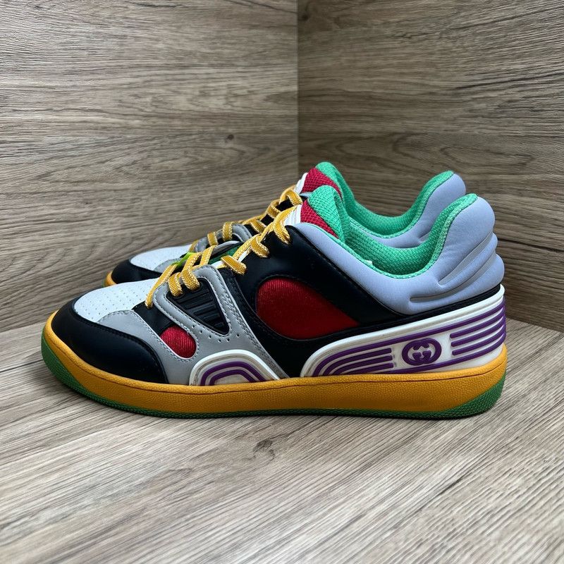 Gucci GUCCI Fashionable Low-Top Sneakers with Multicolor Design 0079 Size US 8 / EU 41 - 1 Thumbnail