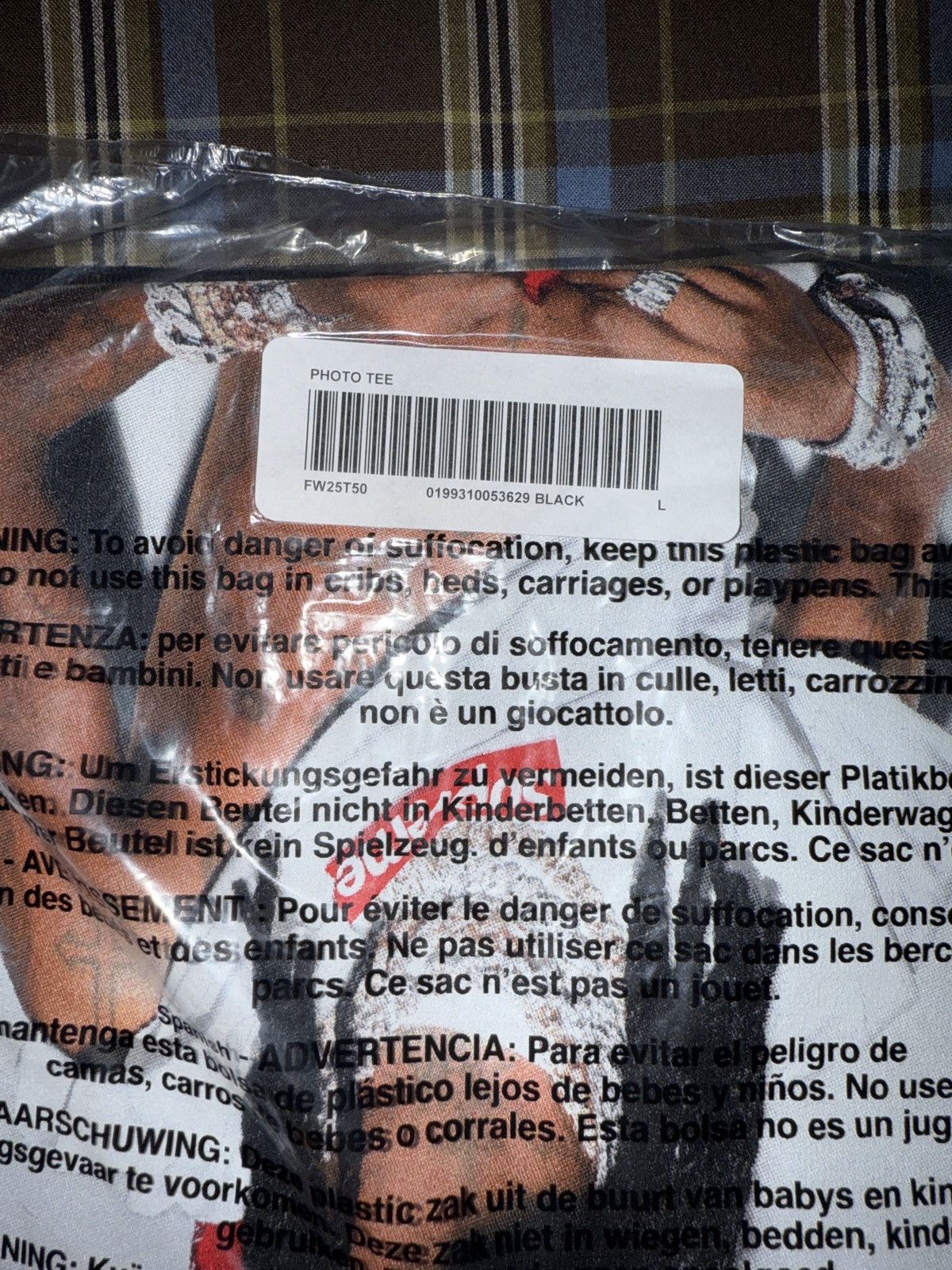 Supreme SUPREME x PLAYBOI CARTI TEE FW25 Size US L / EU 52-54 / 3 - 4 Thumbnail