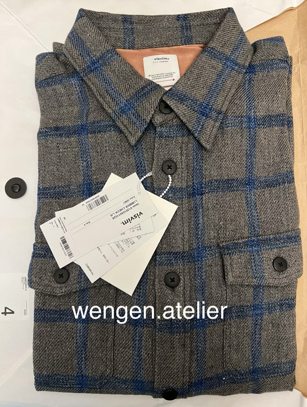 Visvim LUMBER CHECK L/S Size US XL / EU 56 / 4 - 4 Thumbnail