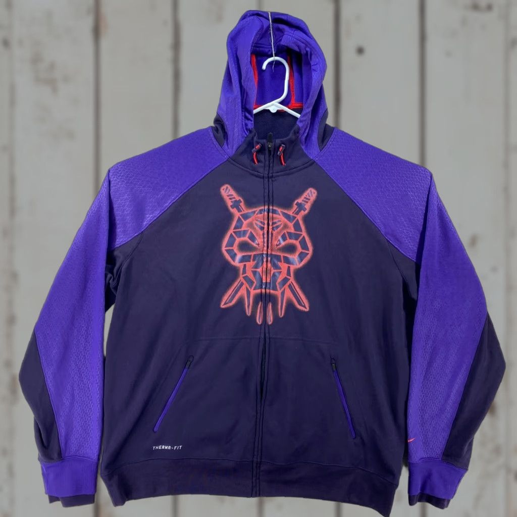 Nike Nike Mens XXL Kobe Bryant Mamba Therma-Fit Purple Hoodie Sweatshirt Jacket Zip - Shirt? Size US XXL / EU 58 / 5 - 1 Thumbnail