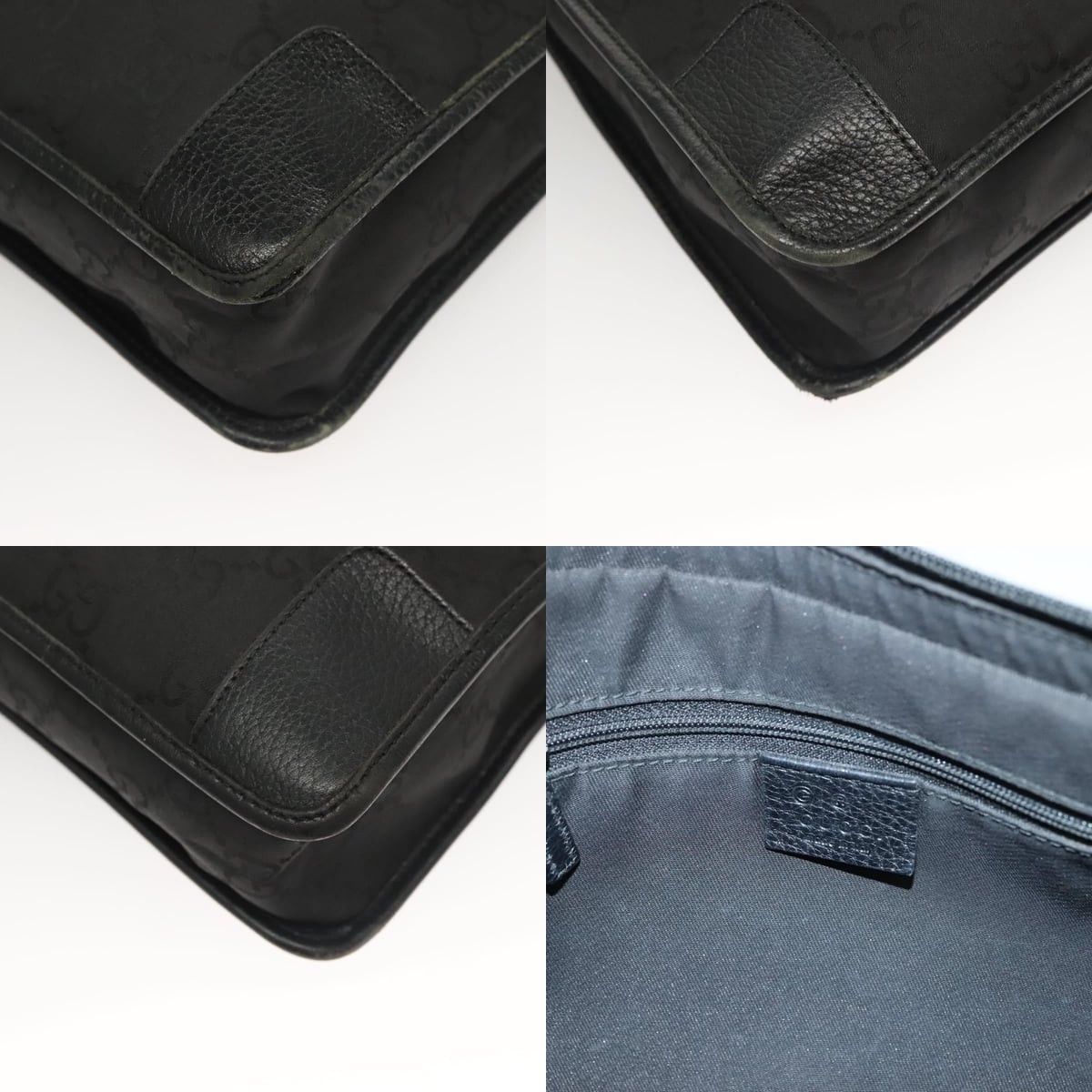 Gucci GUCCI GG Canvas Shoulder Bag Black Silver Size ONE SIZE - 10 Thumbnail