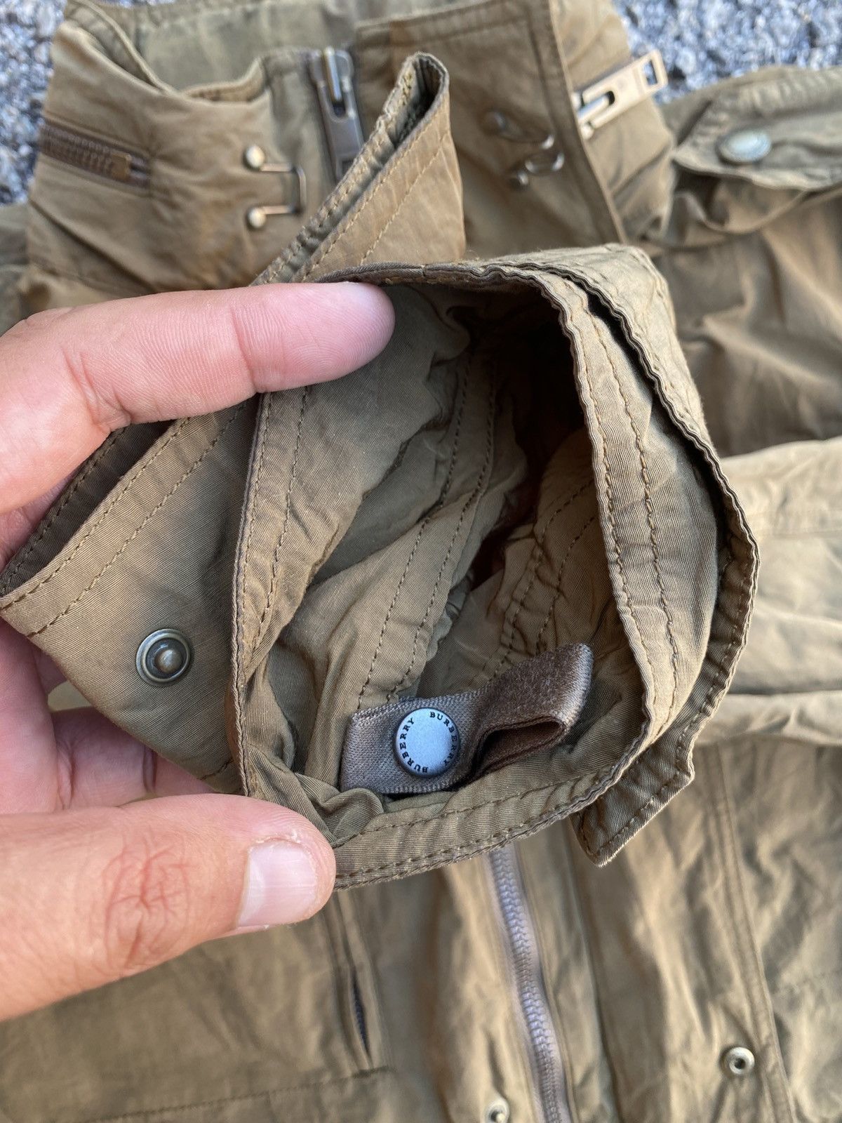 Burberry Burberry Vintage Military Jacket with Packable Hoodie Size US L / EU 52-54 / 3 - 11 Thumbnail