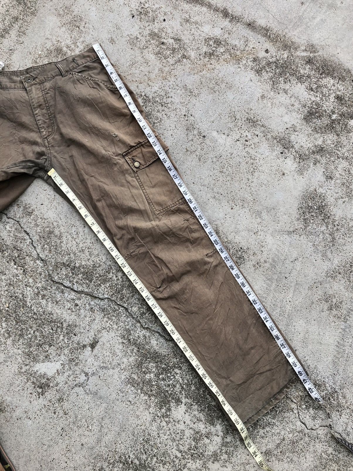 Japanese Brand SUN FADED BROWN CARGO PANT BY TWENTY WORKS Size US 34 / EU 50 - 14 Thumbnail