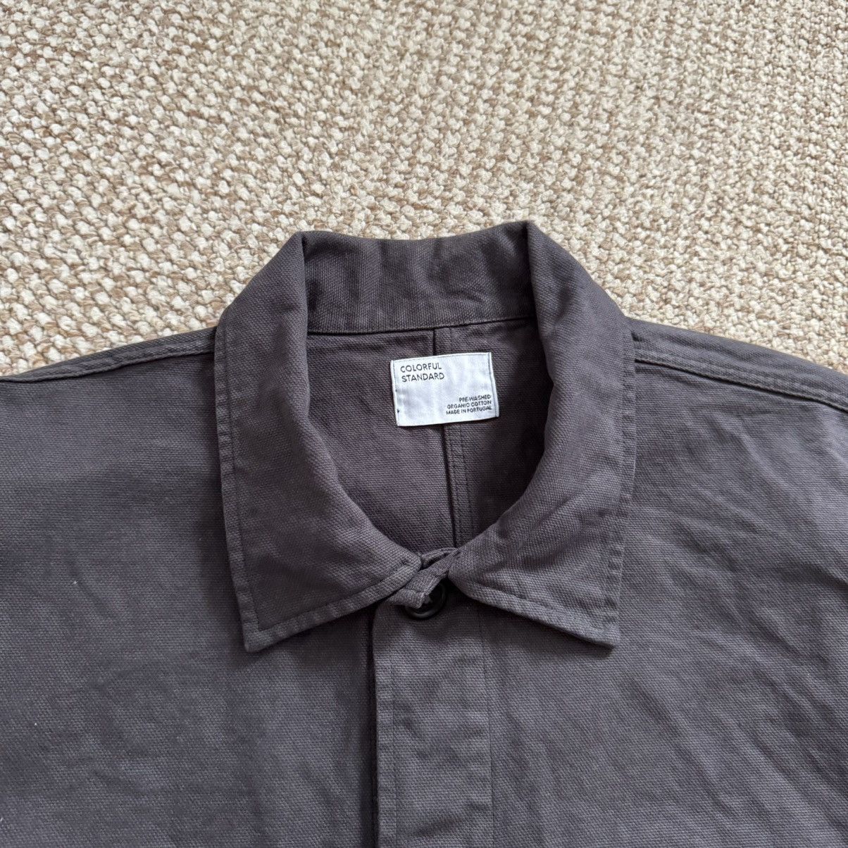 Colorful Standard Colorful Standard Organic Work Pre Washed Lava Gray Jacket Size US M / EU 48-50 / 2 - 2 Thumbnail