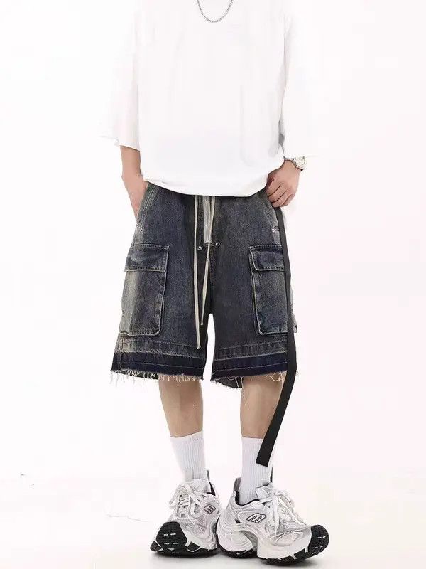 Japanese Brand Takako x Yuri Vintage High Street Multi-Pocket Denim Shorts Size US 30 / EU 46 - 1 Thumbnail