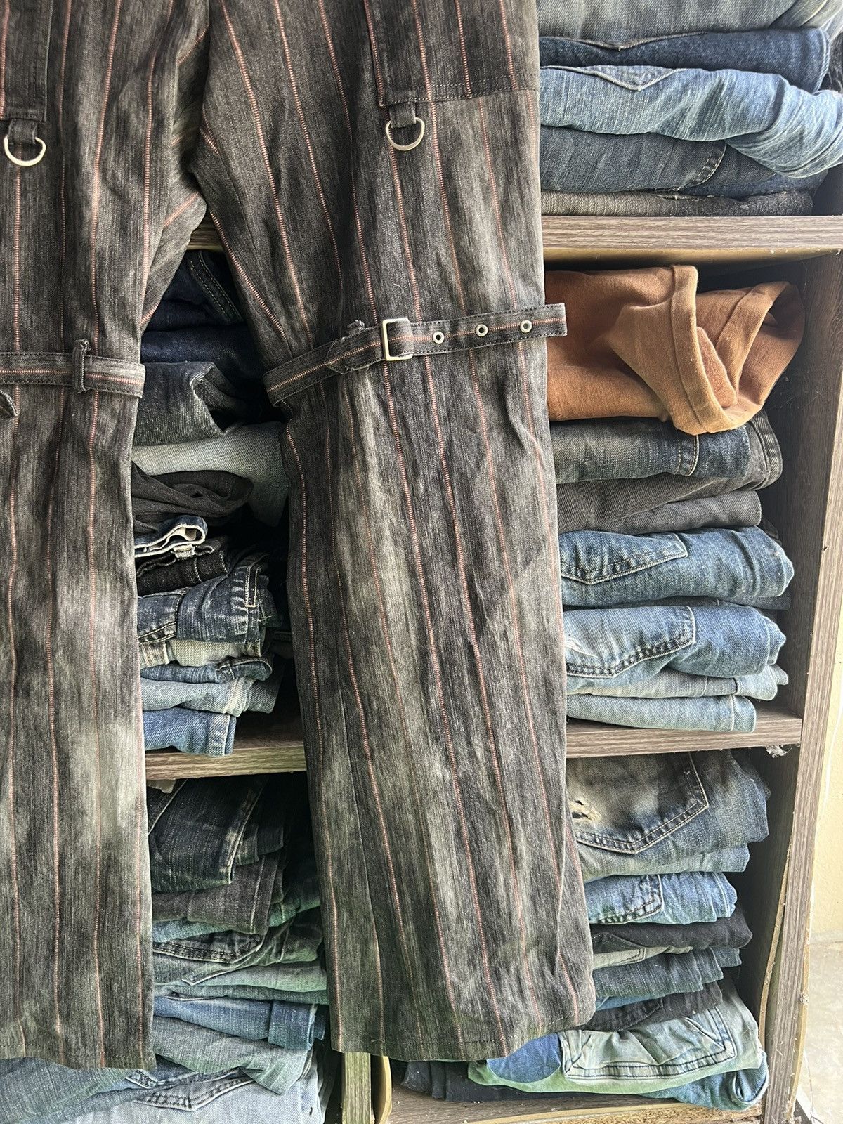 If Six Was Nine 🔥Sun Faded Caravan Punk Seditionaries Bondage Pant Size US 28 / EU 44 - 8 Thumbnail