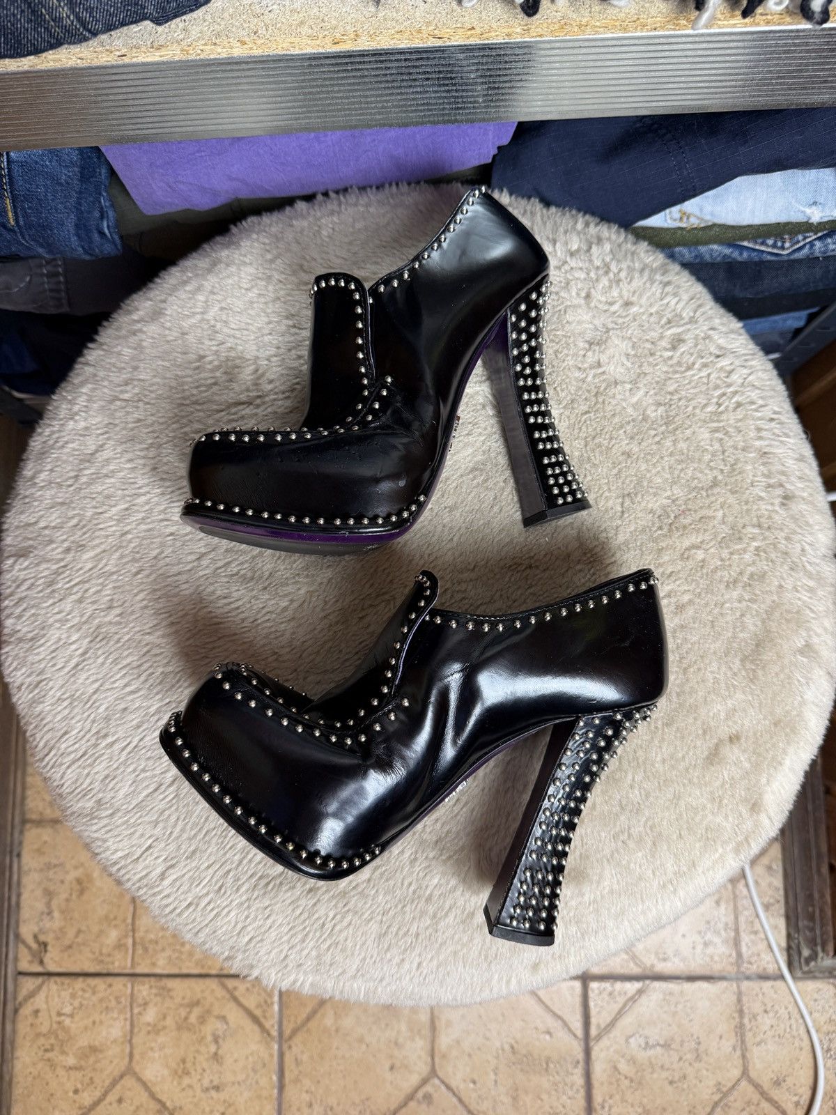 Prada PRADA Platform Heels Shoes y2k Over Metal archive Punk Size US 7 / IT 37 - 2 Thumbnail
