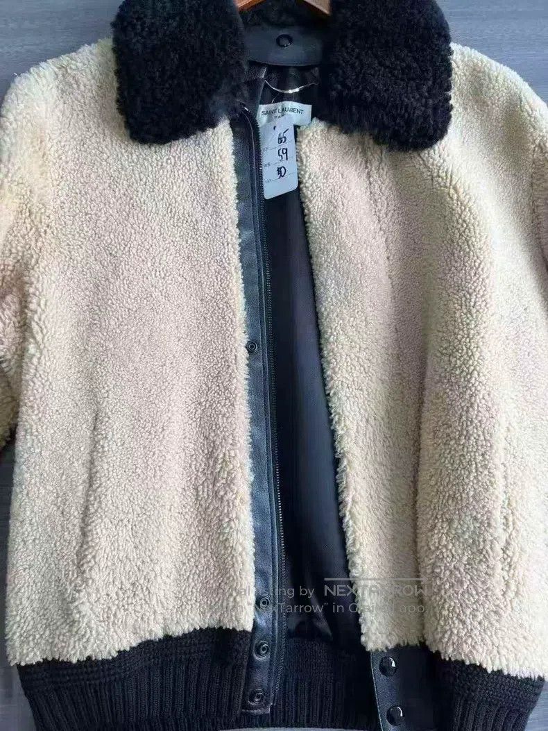Saint Laurent Paris Saint Laurent Paris Fur-lined jacket Size US M / EU 48-50 / 2 - 8 Thumbnail